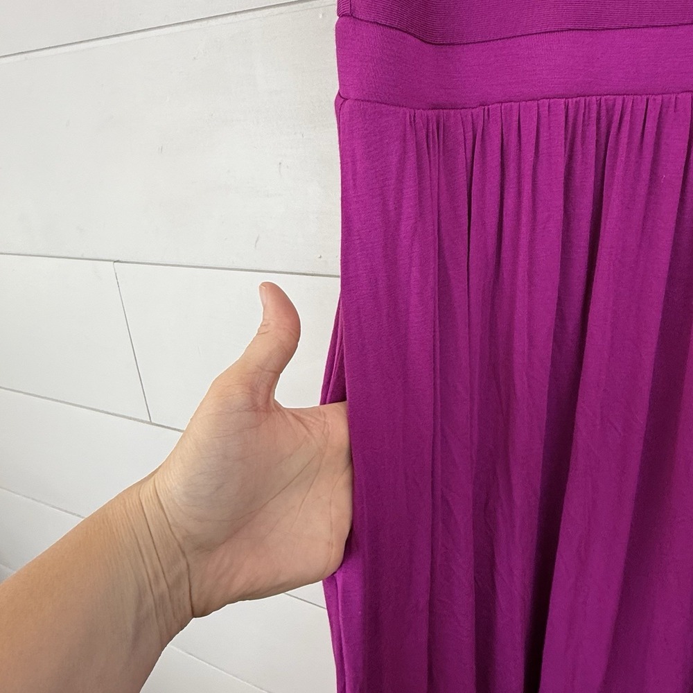 Anthropologie Fuchsia Maxi Dress - Picture 4 of 10